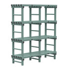 Gastro-inox Rea Design Eurostelling 4 Schappen 1500(l)x500(d)x1750(h)mm