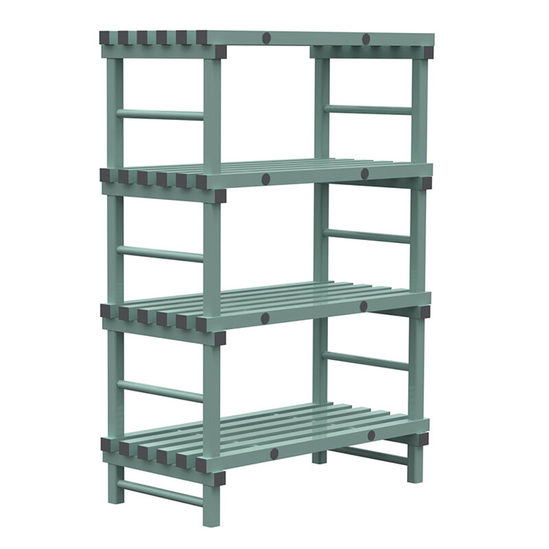 Gastro-inox Rea Design Eurostelling 4 Schappen 1200(l)x600(d)x1750(h)mm