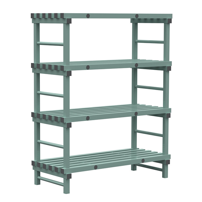 Gastro-inox Rea Design Eurostelling 4 Schappen 1400(l)x600(d)x1750(h)mm