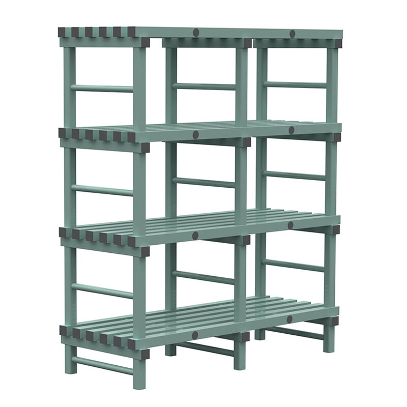 Gastro-inox Rea Design Eurostelling 4 Schappen 1500(l)x600(d)x1750(h)mm