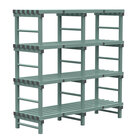 Gastro-inox Rea Design Eurostelling 4 Schappen 1800(l)x600(d)x1750(h)mm