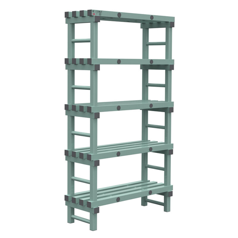 Gastro-inox Rea Design Eurostelling 5 Schappen 1000(l)x400(d)x1850(h)mm