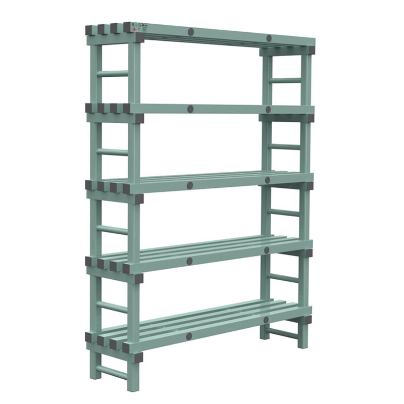 Gastro-inox Rea Design Eurostelling 5 Schappen 1400(l)x400(d)x1850(h)mm