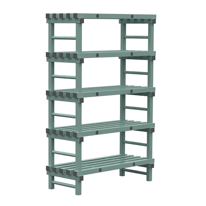 Gastro-inox Rea Design Eurostelling 5 Schappen 1200(l)x500(d)x1850(h)mm