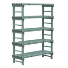 Gastro-inox Rea Design Eurostelling 5 Schappen 1400(l)x500(d)x1850(h)mm