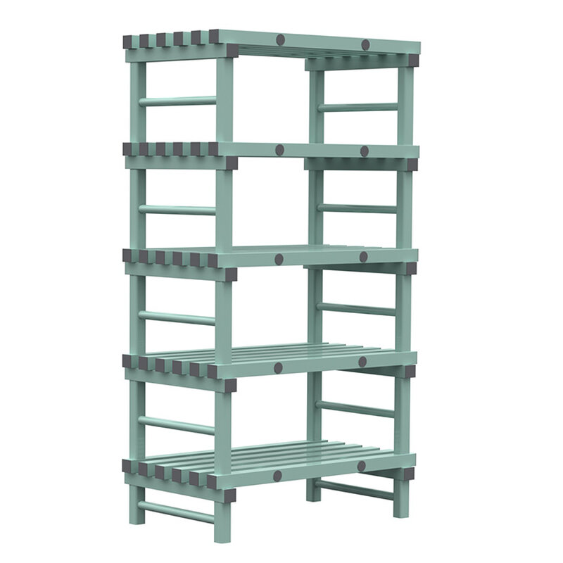 Gastro-inox Rea Design Eurostelling 5 Schappen 1000(l)x600(d)x1850(h)mm