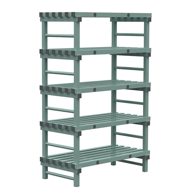Gastro-inox Rea Design Eurostelling 5 Schappen 1200(l)x600(d)x1850(h)mm