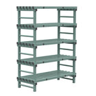 Gastro-inox Rea Design Eurostelling 5 Schappen 1400(l)x600(d)x1850(h)mm