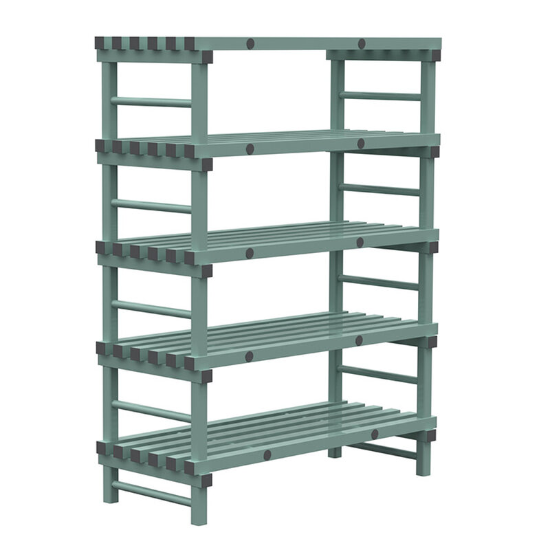 Gastro-inox Rea Design Eurostelling 5 Schappen 1400(l)x600(d)x1850(h)mm
