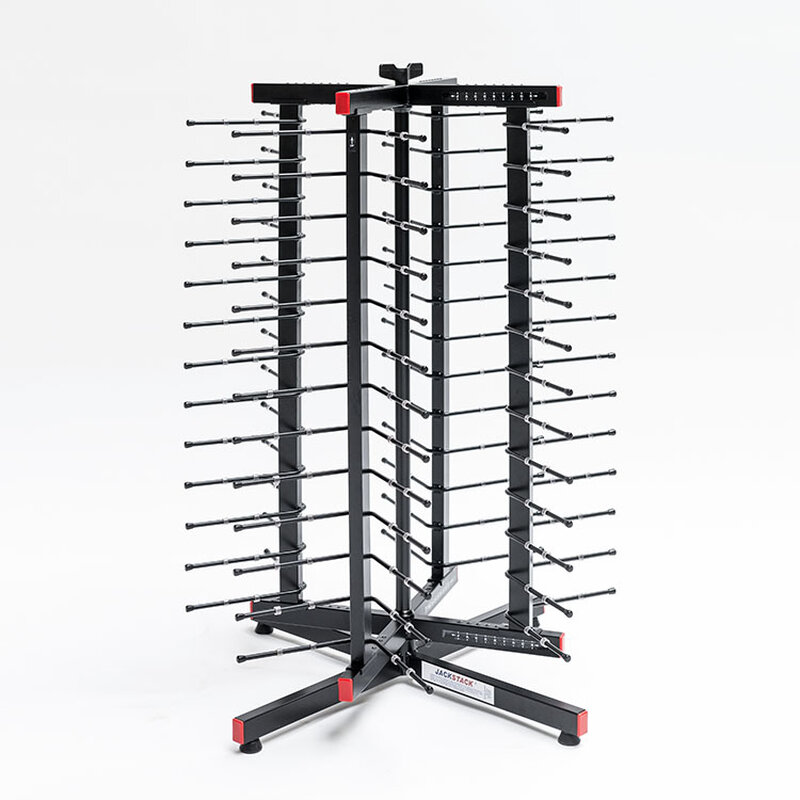 Gastro-inox Jackstack Draaibaar Werktafelmodel Bordenrek Geschikt Voor 52 Borden