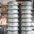 Gastro-inox Jackstack Verrijdbaar Bordenrek Geschikt Voor 72 Borden