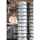 Gastro-inox Jackstack Verrijdbaar Bordenrek Geschikt Voor 72 Borden