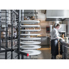 Gastro-inox Jackstack Verrijdbaar Bordenrek Geschikt Voor 104 Borden