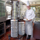 Gastro-inox Jackstack Verrijdbaar Bordenrek Geschikt Voor 104 Borden