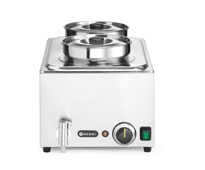 Hendi Set: Bain-marie Ranger + 2x Bak 4L Met Deksel