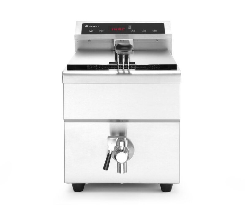 Hendi Inductie Friteuse Met Aftapkraan - 8 l