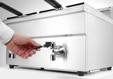 Hendi Inductie Friteuse Met Aftapkraan - 2 x 8 l