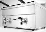 Hendi Inductie Friteuse Met Aftapkraan - 2 x 8 l