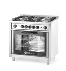 Hendi Gasfornuis - 5 Pits Met Elektrische Oven