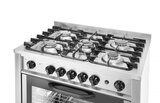 Hendi Gasfornuis - 5 Pits Met Elektrische Oven