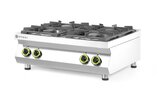 Hendi Gasfornuis 4-pits Kitchen Line - Tafel Model
