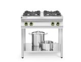 Hendi Gasfornuis Kitchen Line 4-pits Open Standaard