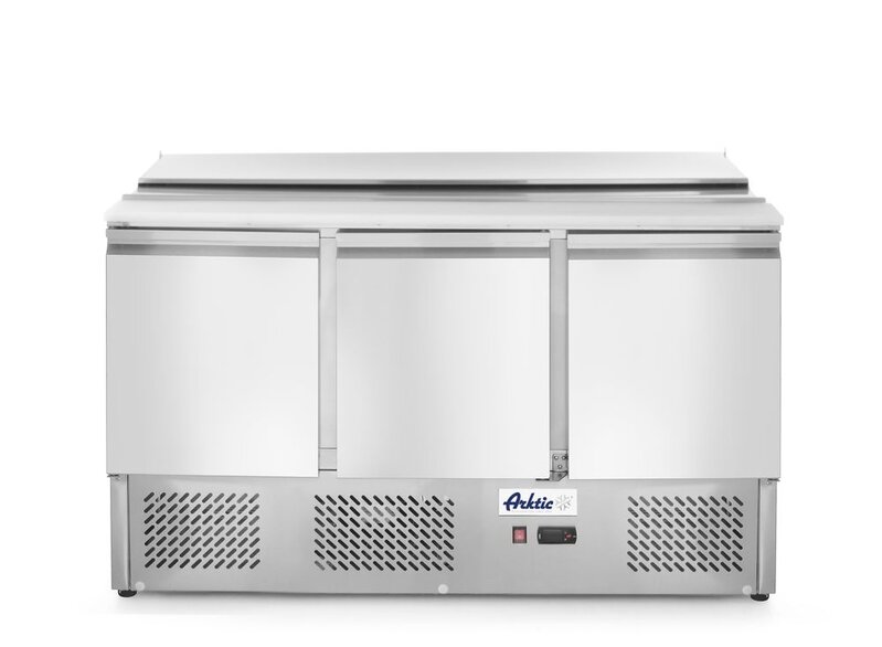 Hendi Saladette Met 3 Deuren 380l