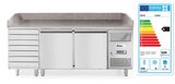 Hendi Pizzawerkbank Met 2 Deuren en 7 Lades 280l