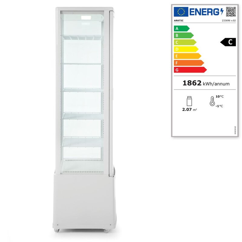 Hendi Koelvitrinekast 270l