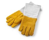 Hendi Hittebestendige Leren Barbecue Handschoenen - 2 Stuks