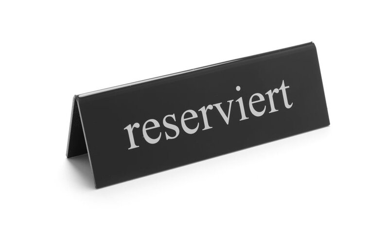 Hendi Tafelstandaard Gereserveerd