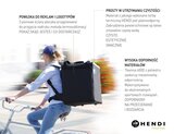 Hendi Pizza & Voedsel Bezorgrugtas Geïsoleerd