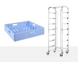 Hendi Afwaskorven Trolley - 7x 500x500 mm
