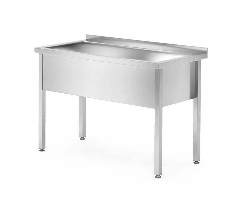Hendi Tafel Met Enkele Wasbak – Gelast, Diepte 700 Mm, Kamerhoogte 300 mm