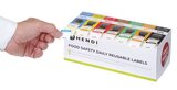 Hendi Set Voedselveiligheidsstickers, Multifunctioneel, Eenvoudig Verwijderbaar, Met Een Dispenser