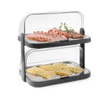 Hendi Koeldisplay Met Rolltop, Dubbel