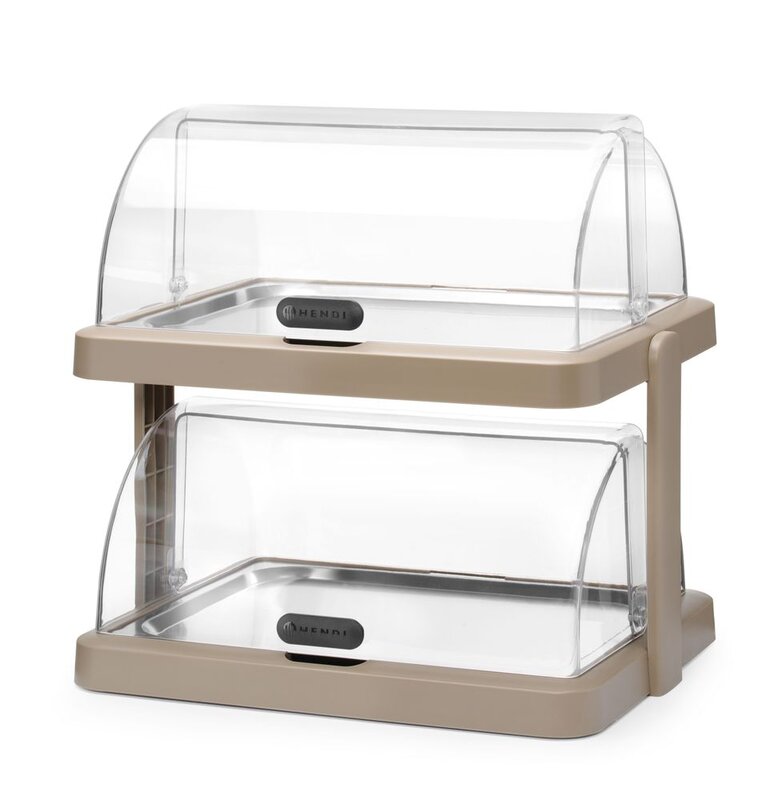 Hendi Koeldisplay Met Rolltop "duo" Uniq