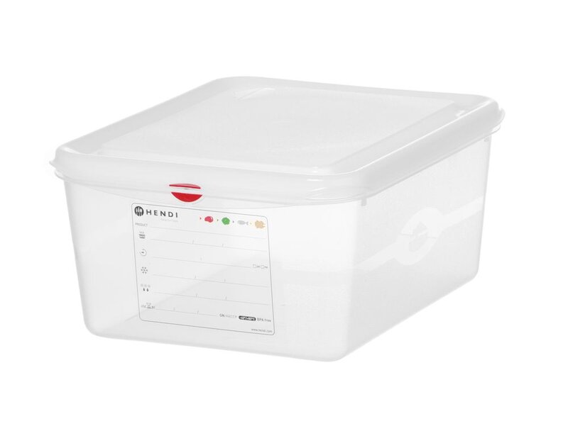 Hendi GN 1/2 Container, Polypropyleen