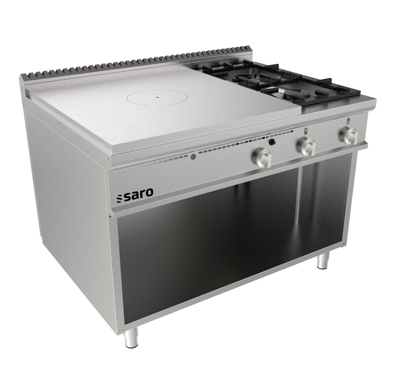 Saro Gietijzeren Kookplaat, Open Onderbouw, Lq/tpg6ba