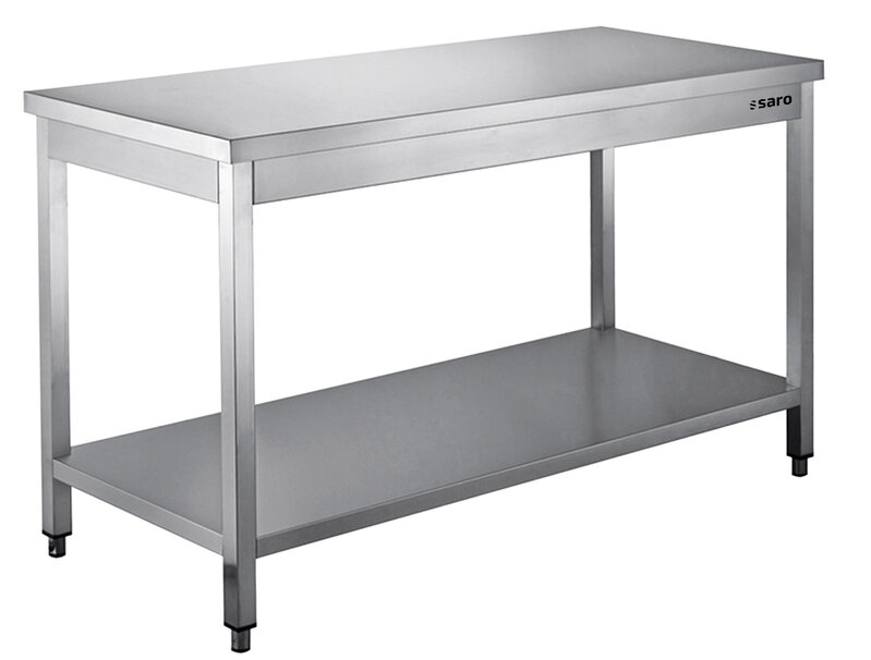 Saro Rvs-tafel, Demont., Onderblad - B 1800 x D 600 mm