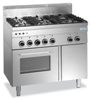 Saro Gasfornuis +oven+grill 6 Branders 600 Line, G6sfa6