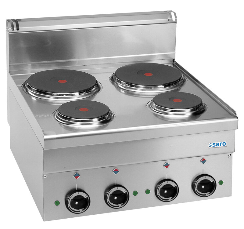 Saro Elektrisch Fornuis 4 Velden,tafelmodel 600line,e46