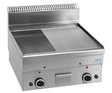 Saro Gas Grill Plate 1/2 Smooth 1/2 Ribbed,gft66lr