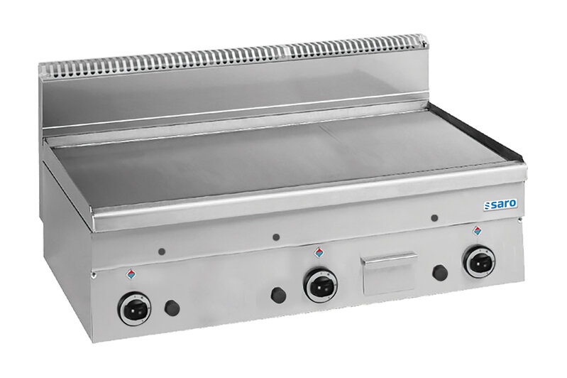 Saro Gas Grillplaat Glad Tafel 1000x600 Gft106l