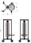 Saro Bordstapelaar Plate-mate Model PM 48 Inklapbaar