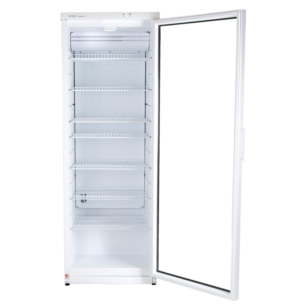 Exquisit Koelkast | 350l | Wit/rvs | 0°c/+10°c | Geforceerd | 600x600x1730(h)mm