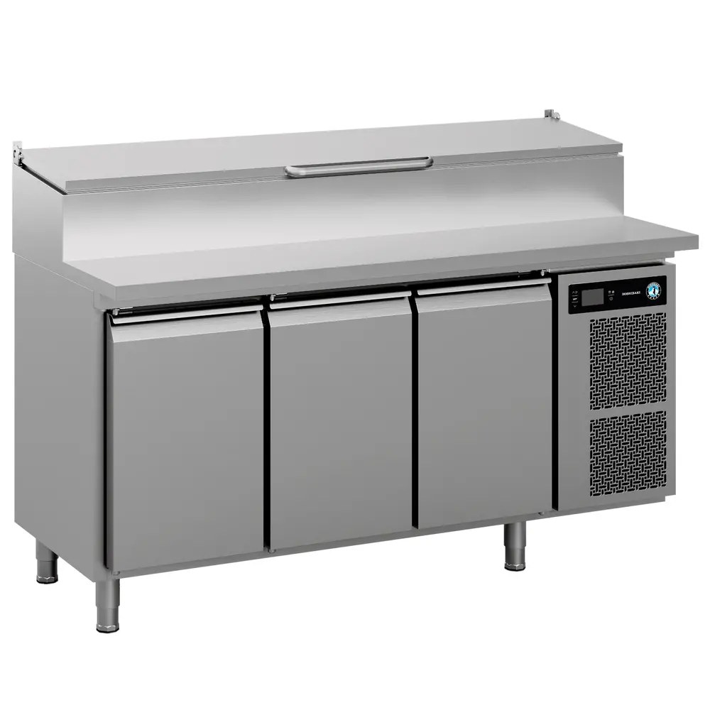 Hoshizaki Saladette | Premier | 463l | 3 Deuren (1/1 Gn) | Boven 9x 1/3 GN | +2°c/+12°c | Geforceerd | Klapdeksel | 1755x800x890/1160(h)mm