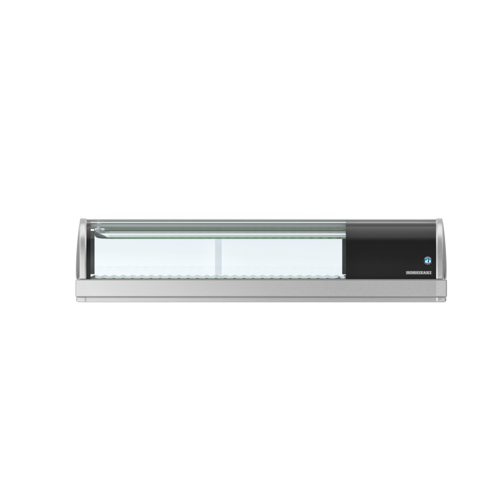 Hoshizaki Sushivitrine | Rvs/zwart | 42l | +3°c/+5°c | Statisch | Compressor Links | 1200x345x270(h)mm
