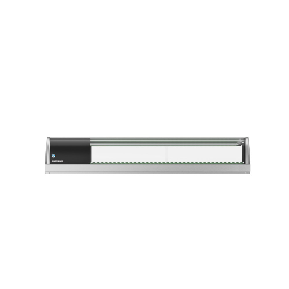 Hoshizaki Sushivitrine | Rvs/zwart | 57l | +3°c/+5°c | Statisch | Compressor Rechts | 1500x345x270(h)mm
