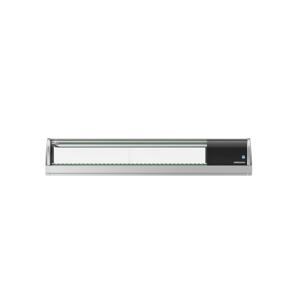 Hoshizaki Sushivitrine | Rvs/zwart | 57l | +3°c/+5°c | Statisch | Compressor Links | 1500x345x270(h)mm